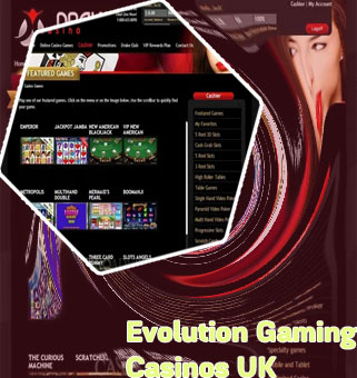 Evolution gaming casino list